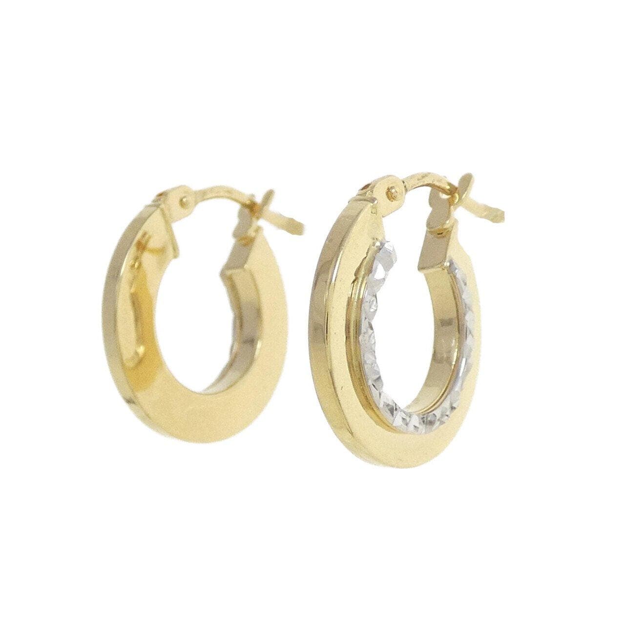 [BRAND NEW] 750YG/750WG earrings