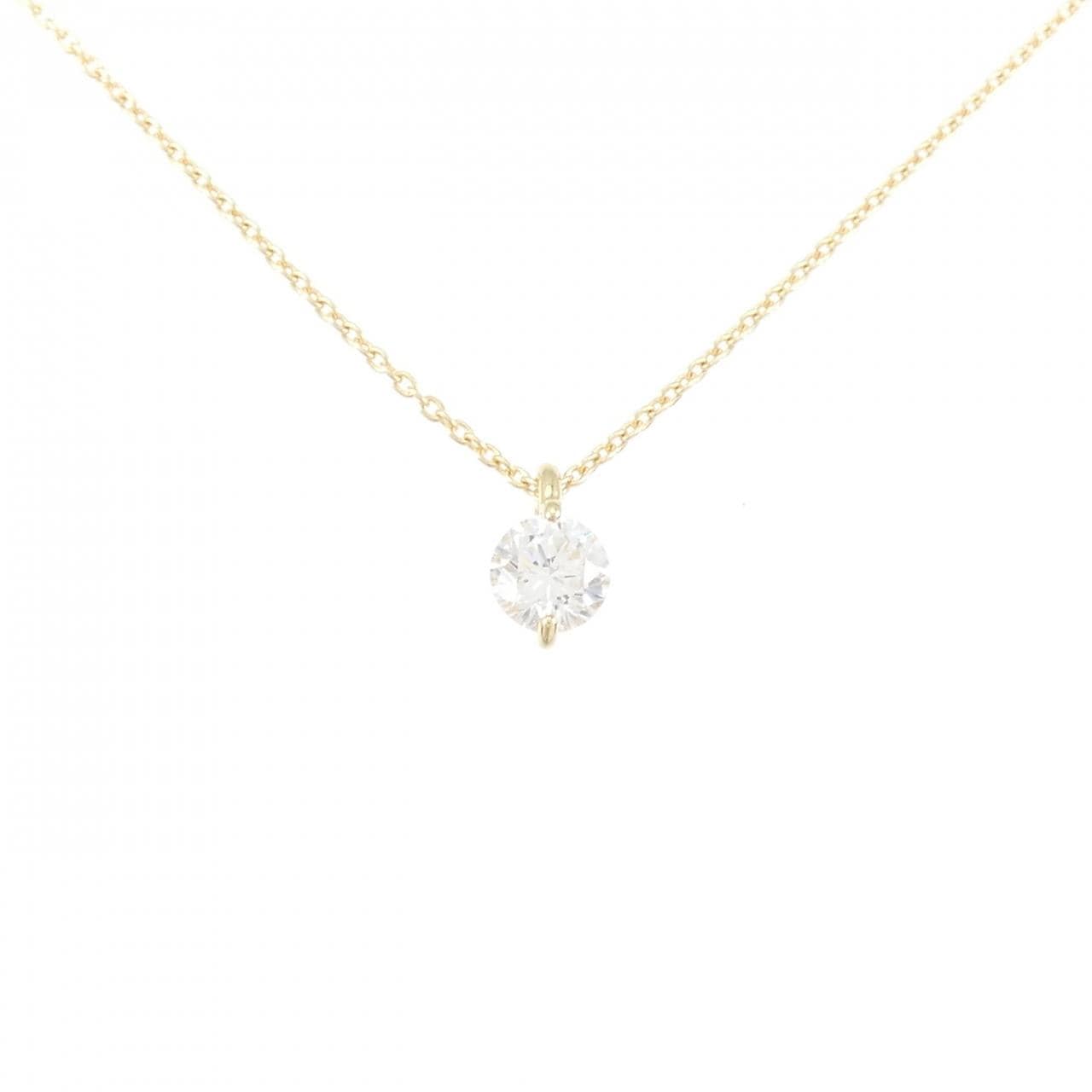【リメイク】K18YG ダイヤモンド ネックレス 0.340CT G SI1 VG