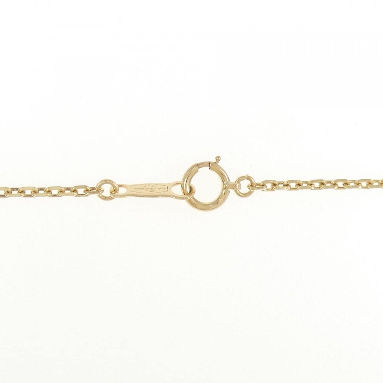 K18YG クロス ダイヤモンド ネックレス 1.05CT