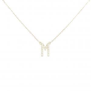 アーカー イニシャル ネックレス 0.06CT