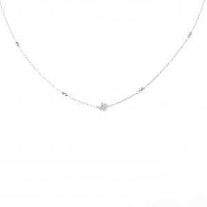 K18WG ダイヤモンド ネックレス 0.18CT