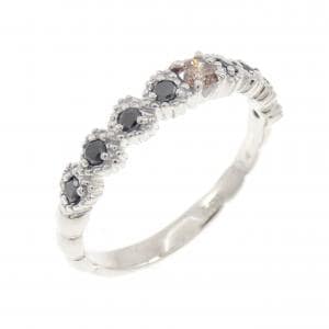 K18WG ダイヤモンド リング