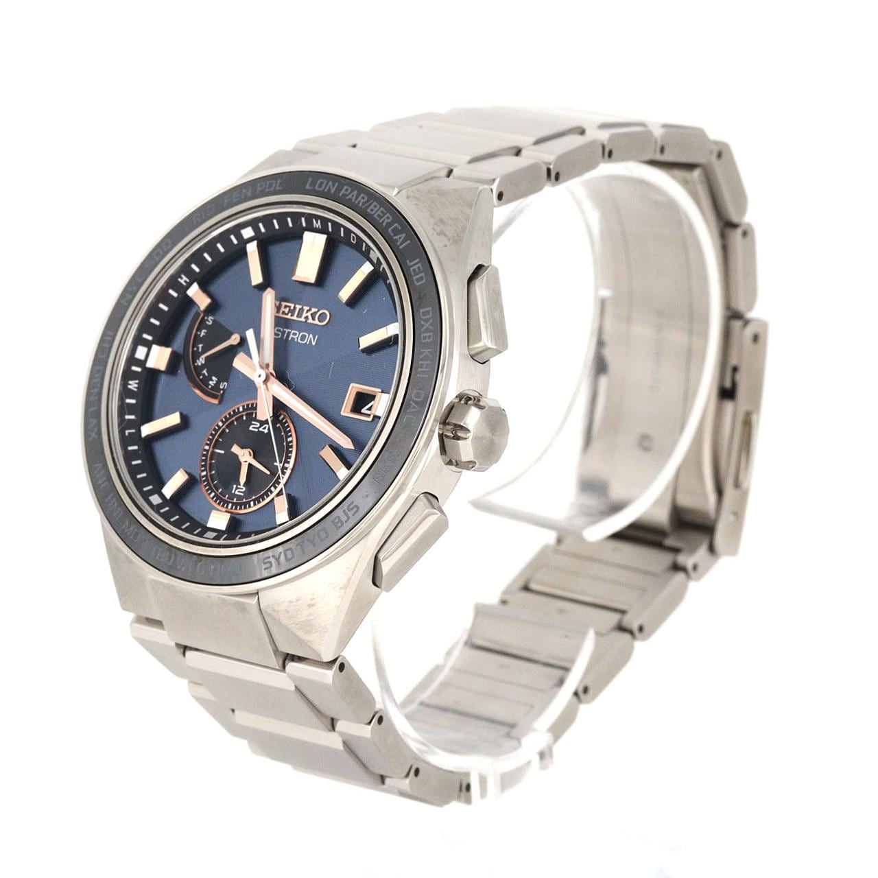 セイコー アストロン 電波時計 8B63-0BD0/SBXY053 TI ソーラークォーツ