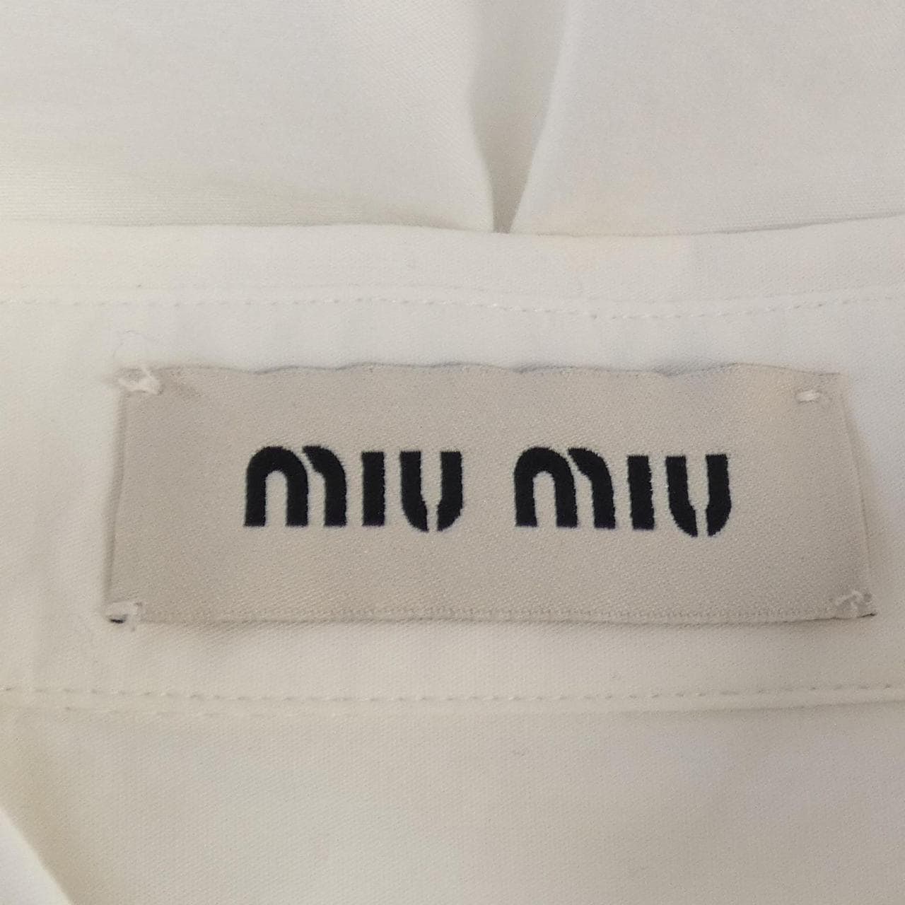 ミュウミュウ MIU MIU MIU MIU ロゴ DNA067 SOOO 10RG シャツ
