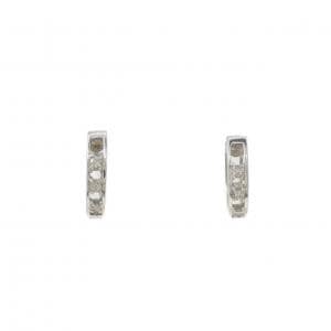 K14WG ダイヤモンド ピアス 0.06CT
