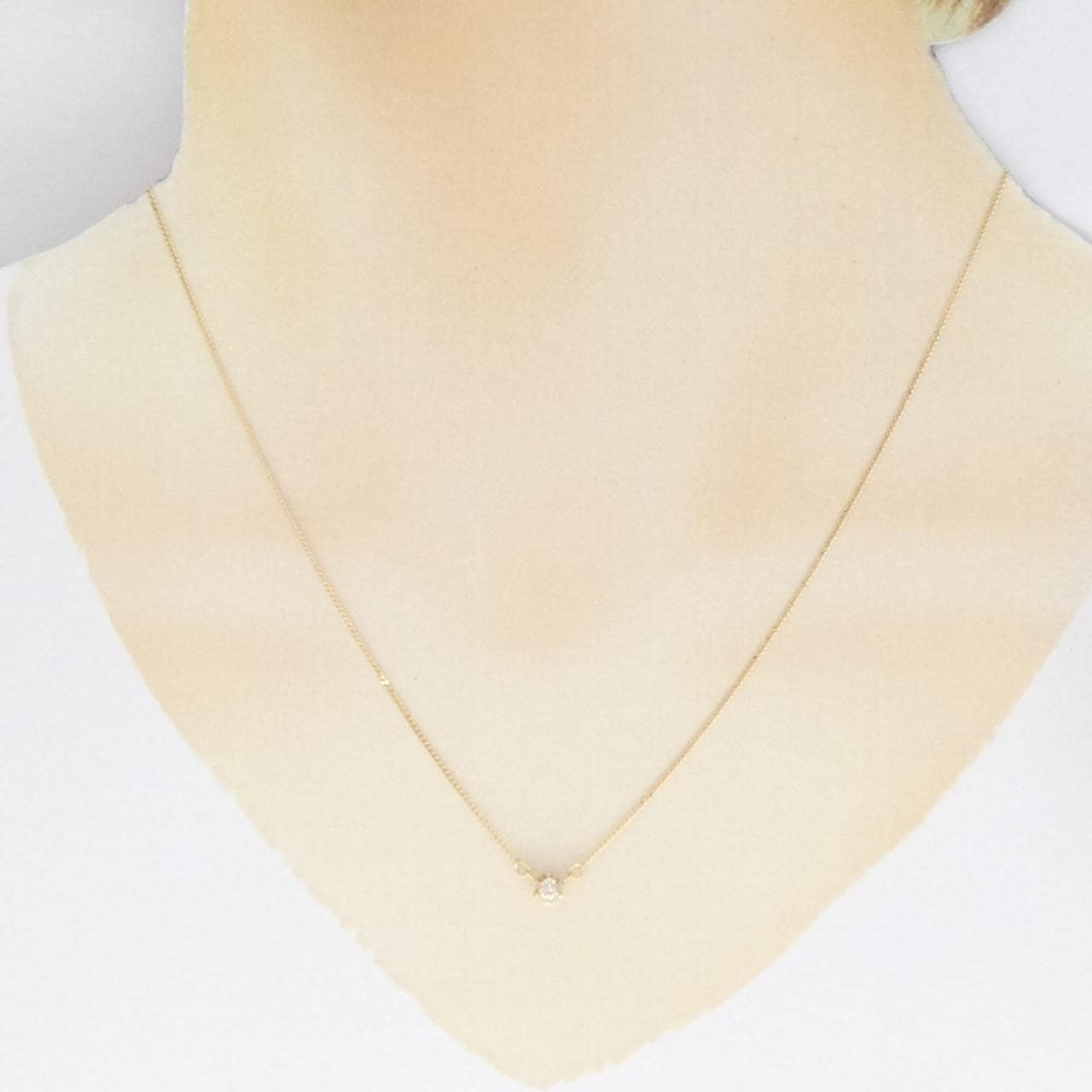 K18YG ダイヤモンド ネックレス 0.10CT