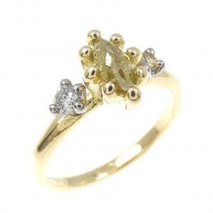 K18YG/K18WG ダイヤモンド リング 0.32CT