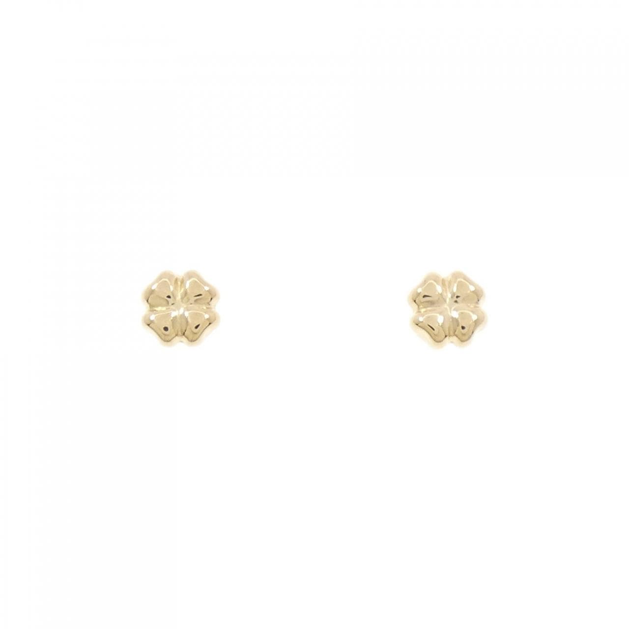 K18YG Clover Earrings