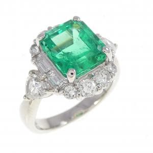 PT900 エメラルド リング 2.66CT コロンビア産