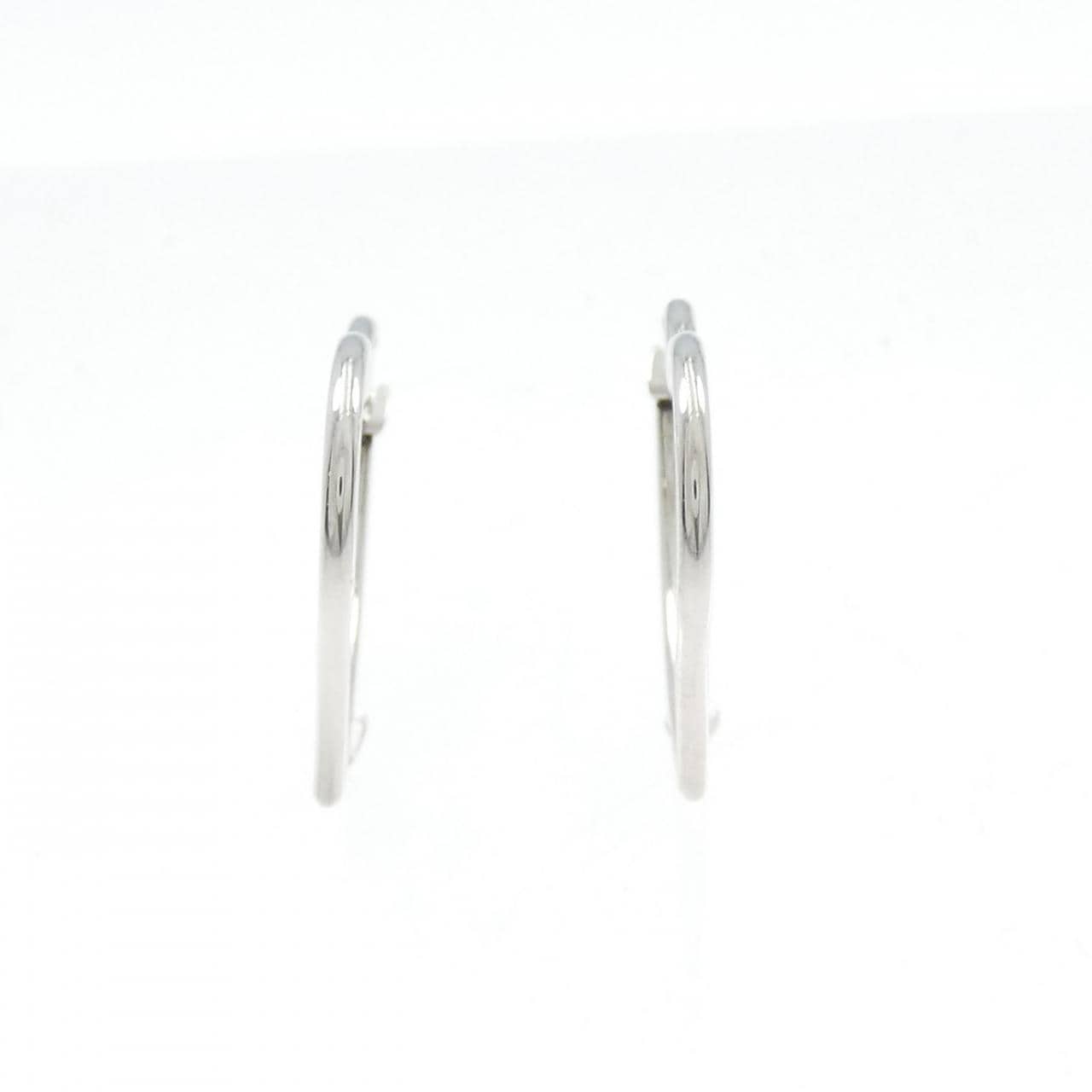 K14WG ハート ピアス