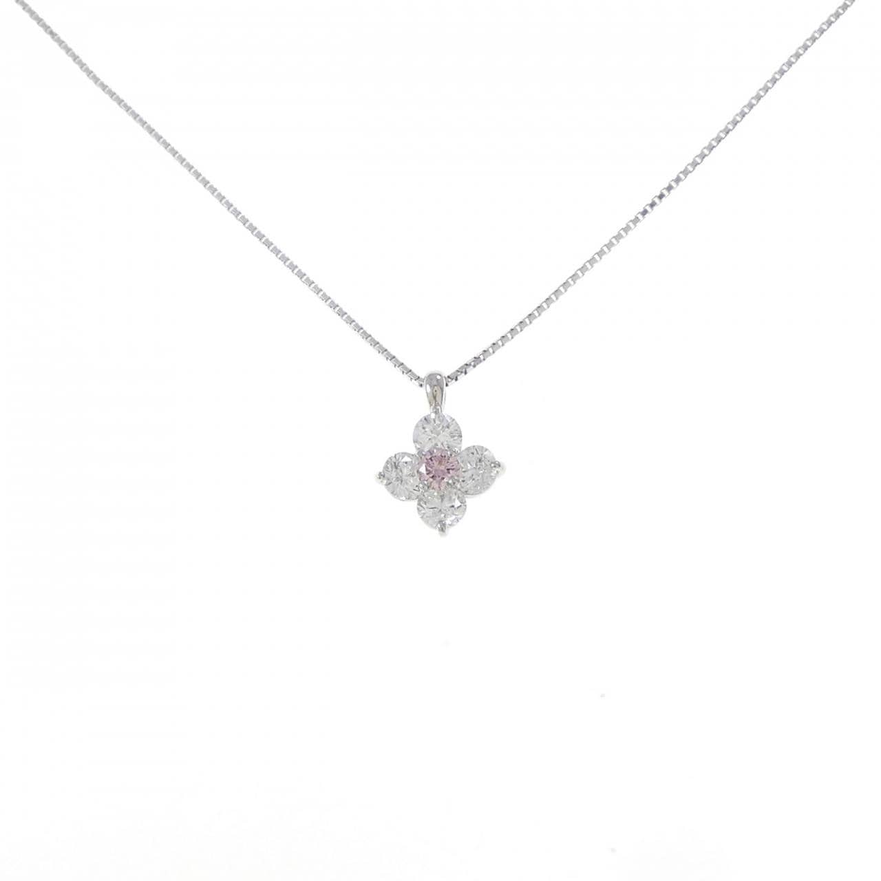 PT900/PT850 花鑽石項鍊 0.097克拉 FIP VS2