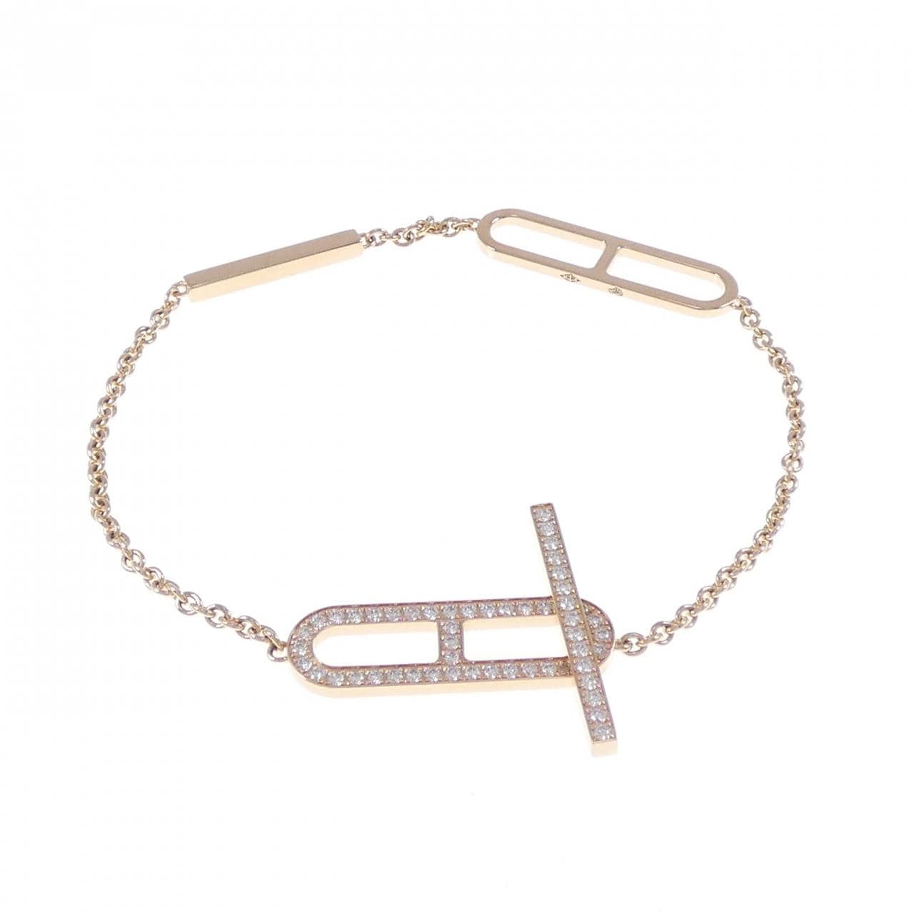 エルメス エバー シェーヌダンクル ブレスレット 0.37CT