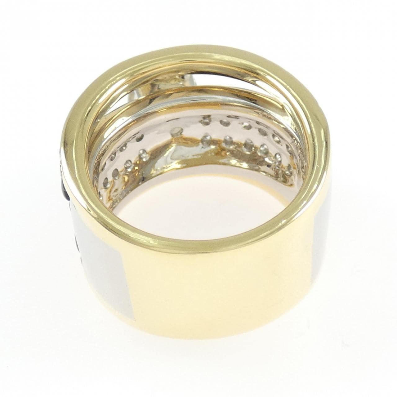 K18YG/PT900 ダイヤモンド リング 2.298CT