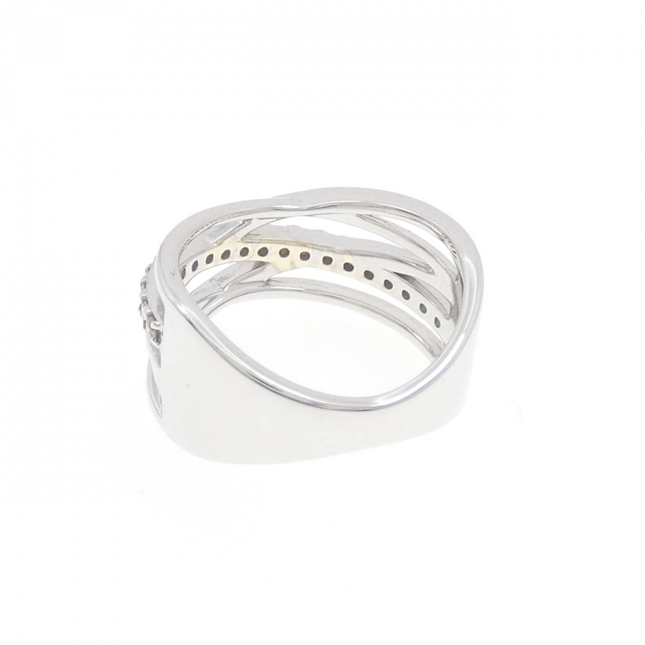 K10WG ダイヤモンド リング 0.16CT