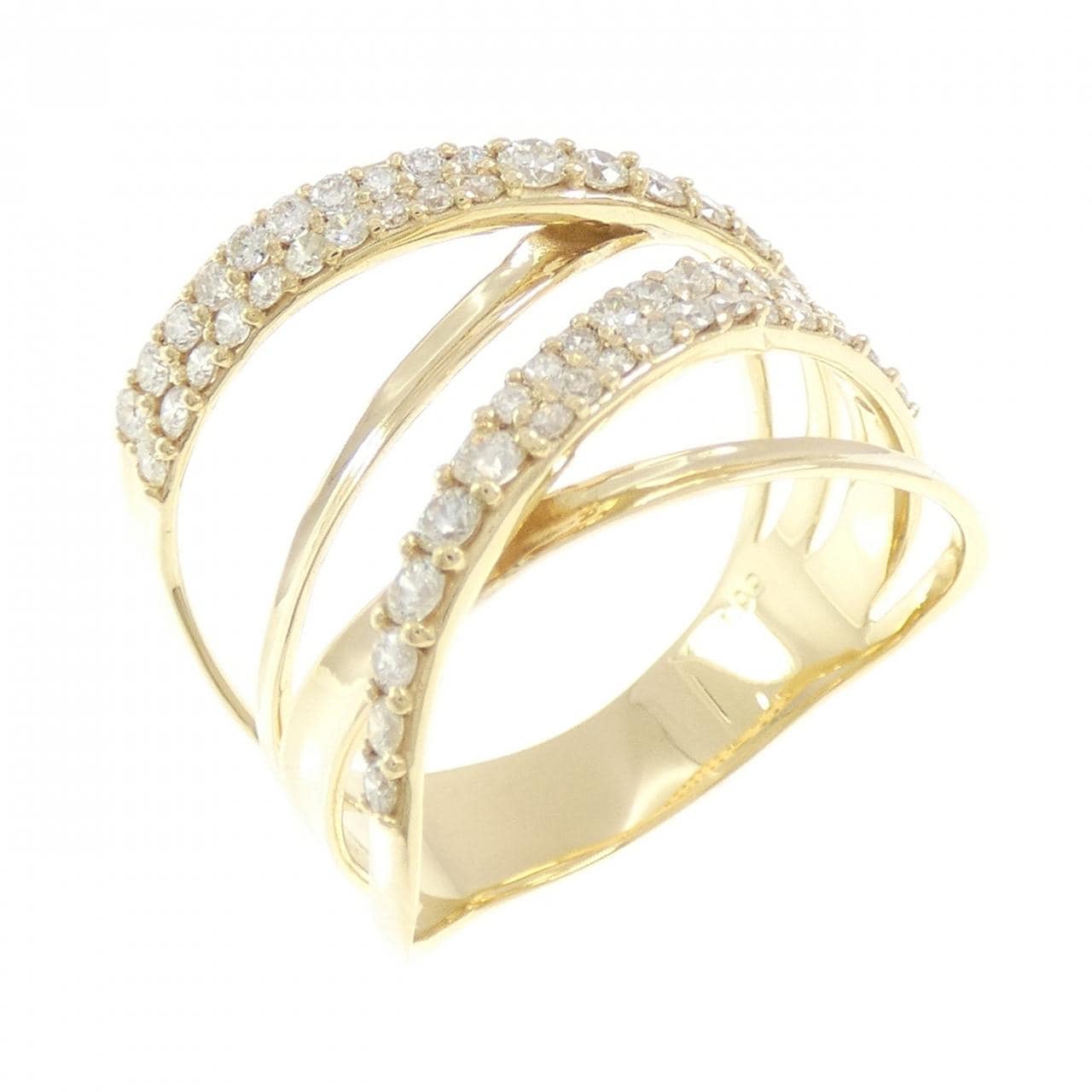 K18YG ダイヤモンド リング 1.00CT