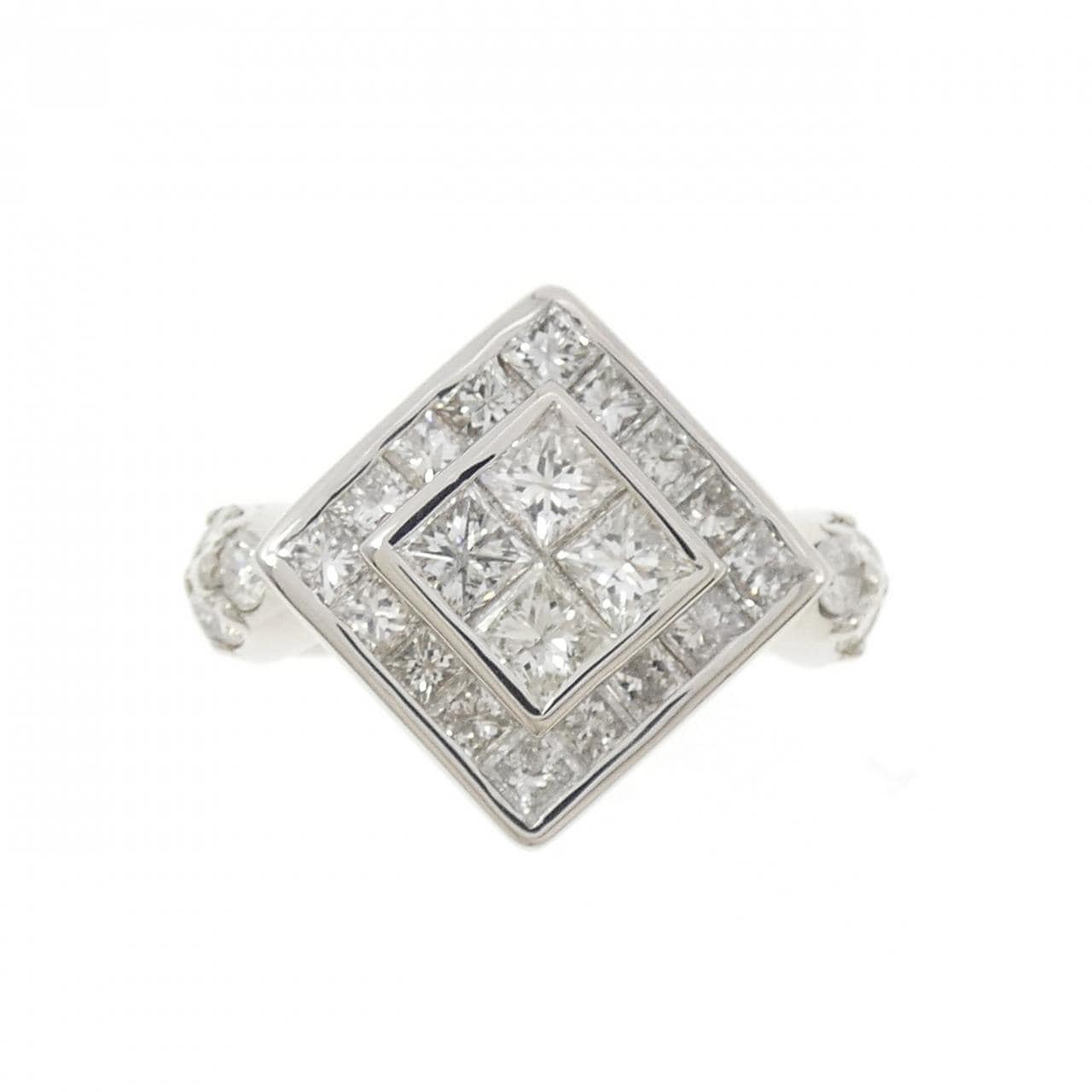 PT900 ダイヤモンド リング 2.00CT