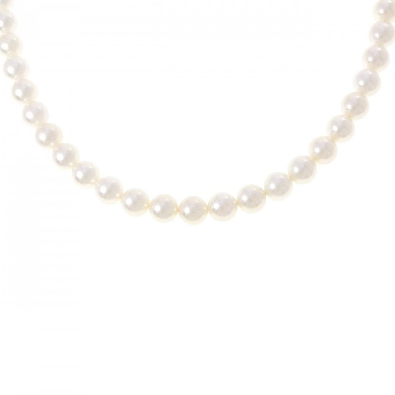 シルバークラスプ アコヤパール ネックレス 7.5-8mm