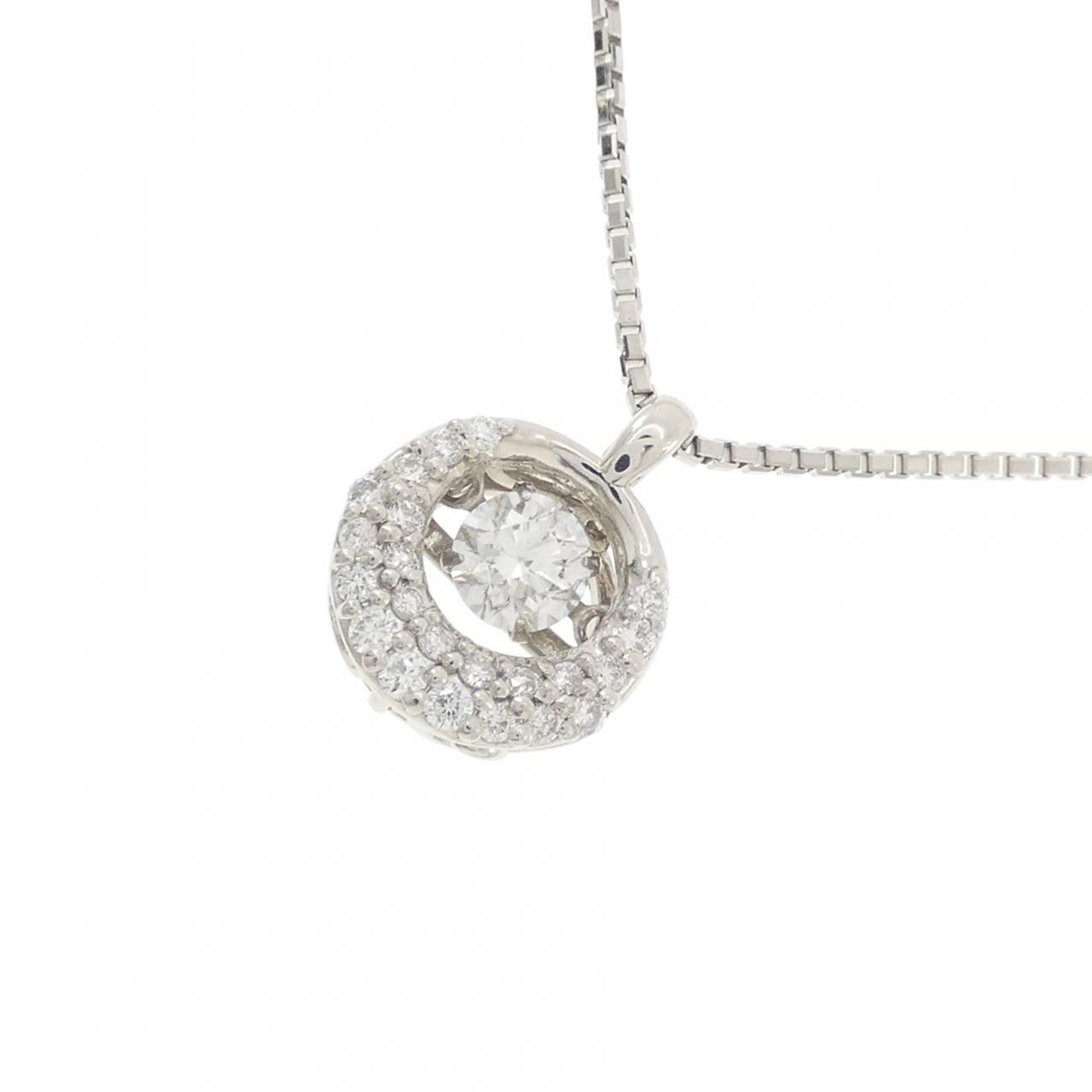 PT900/PT850 ダイヤモンド ネックレス 0.351CT