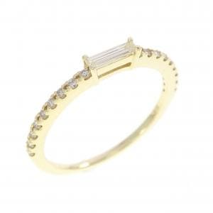 K18YG ダイヤモンド リング 0.10CT