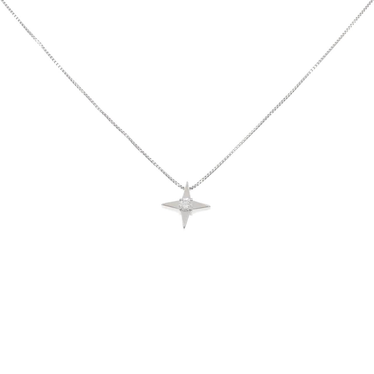 PT900/PT850 ダイヤモンド ネックレス 0.10CT