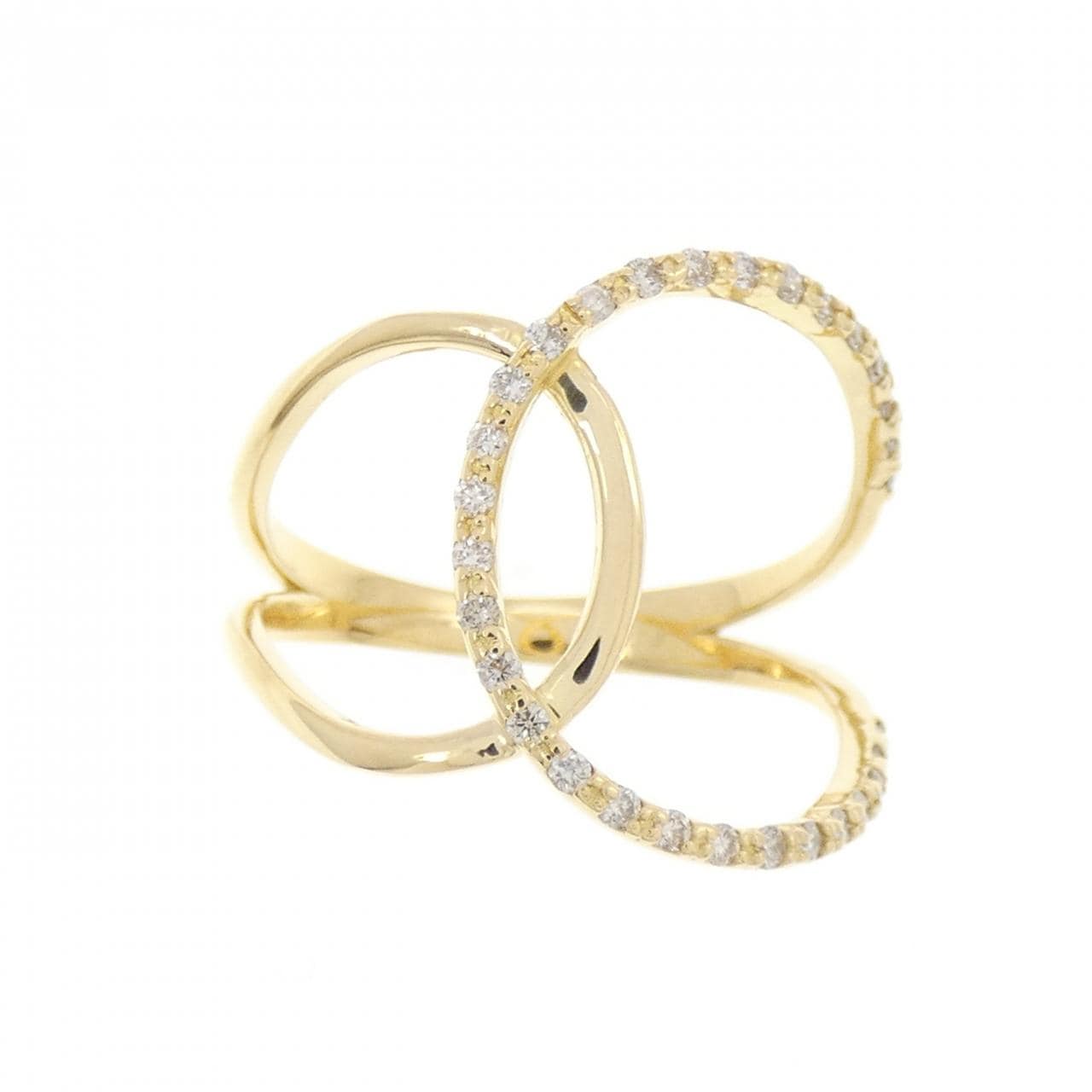 K18YG ダイヤモンド リング 0.18CT