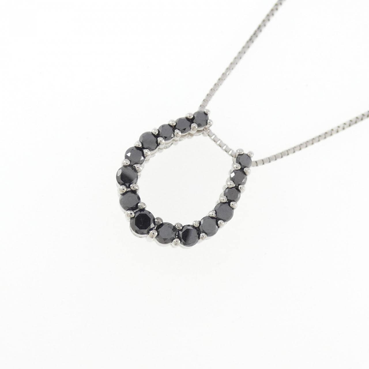 PT900/PT850 ホースシュー ダイヤモンド ネックレス 0.50CT