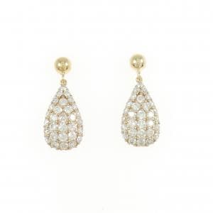 K18PG/K18YG ダイヤモンド ピアス 1.00CT