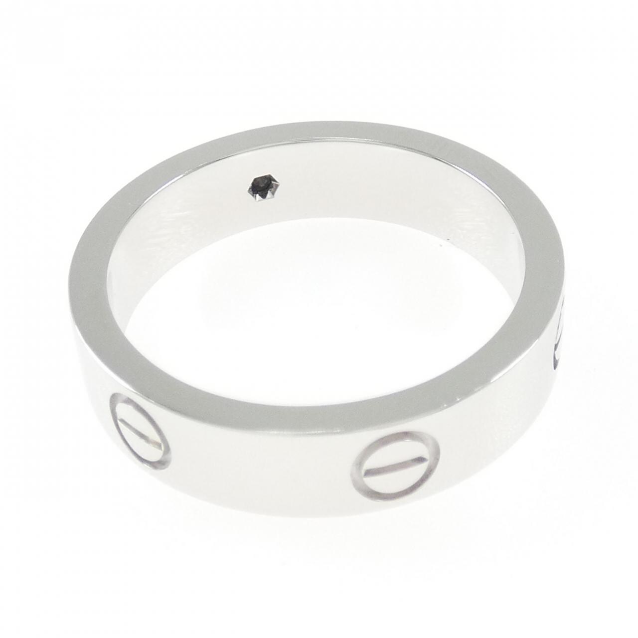 CARTIER LOVE戒指 1P 黑色藍寶石