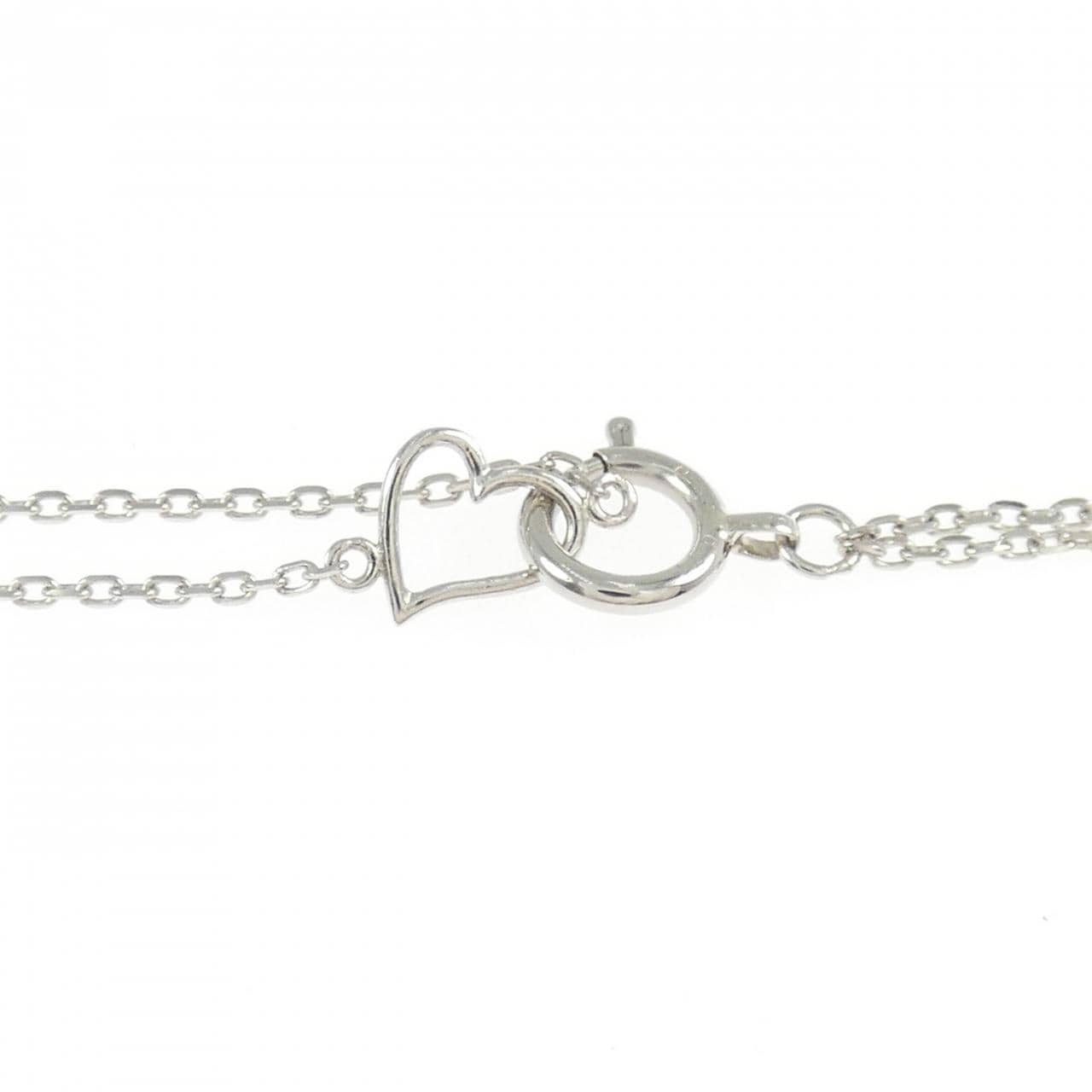 PT850 アクアマリン ネックレス 0.61CT