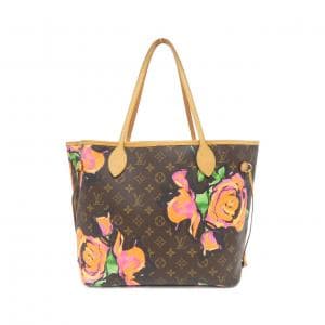 LOUIS VUITTON Monogram Rose (Stephen Sprouse) Neverfull MM M48613 Bag