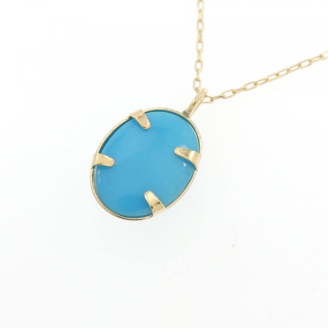 K18YG turquoise necklace