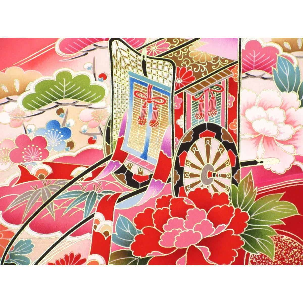 【未使用品】子供　女の子四ツ身