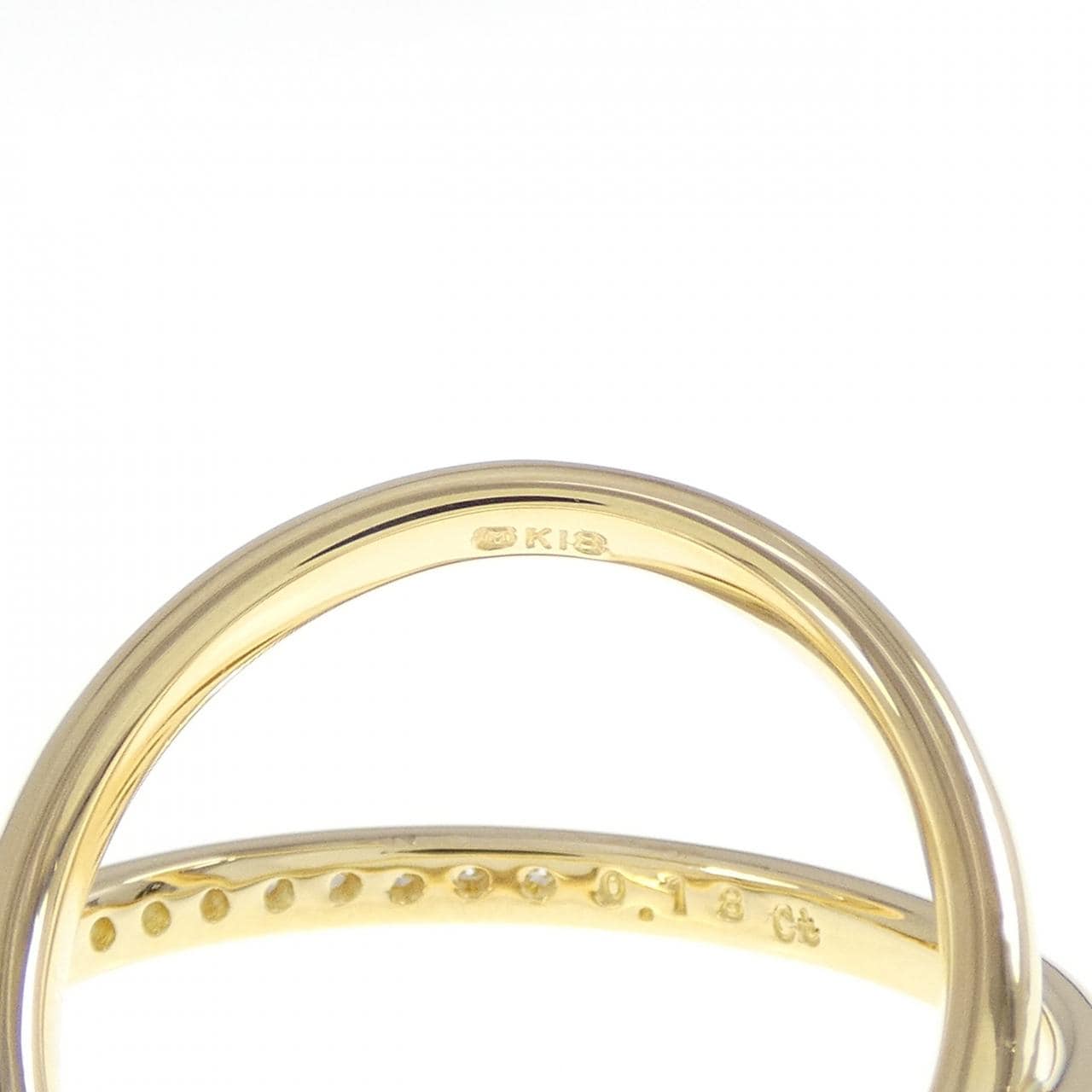 ミキモト ダイヤモンド リング 0.18CT