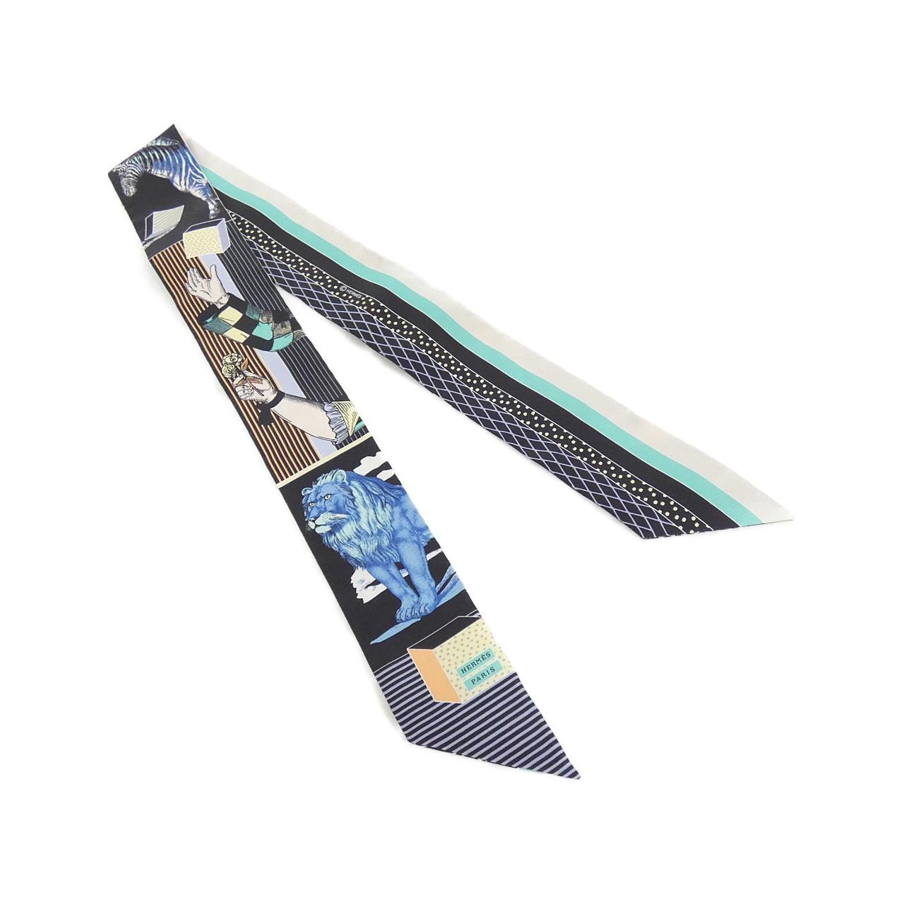 【未使用品】エルメス GRAND THEATRE NOUVEAU ツイリー 063761S スカーフ