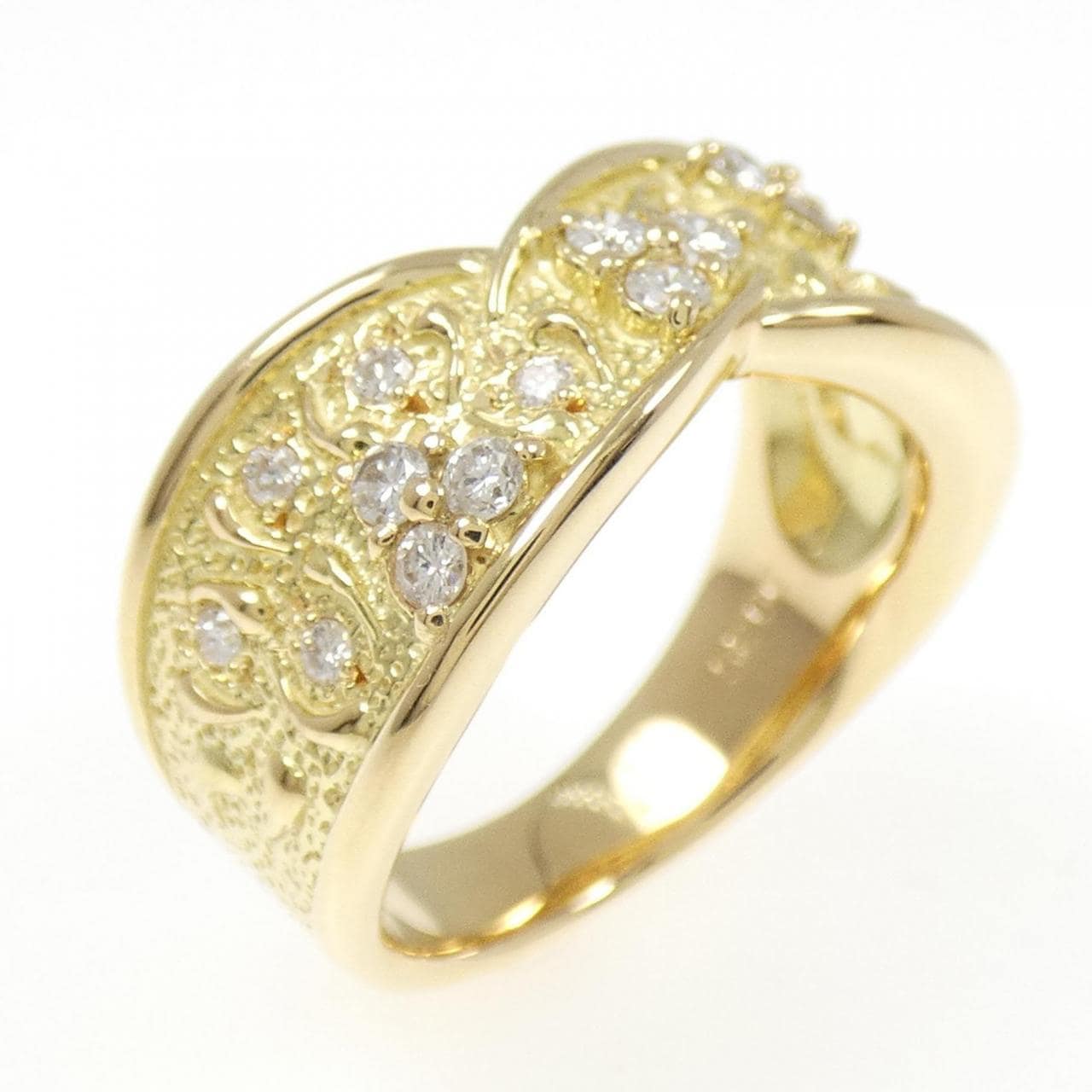 K18YG ダイヤモンド リング 0.35CT