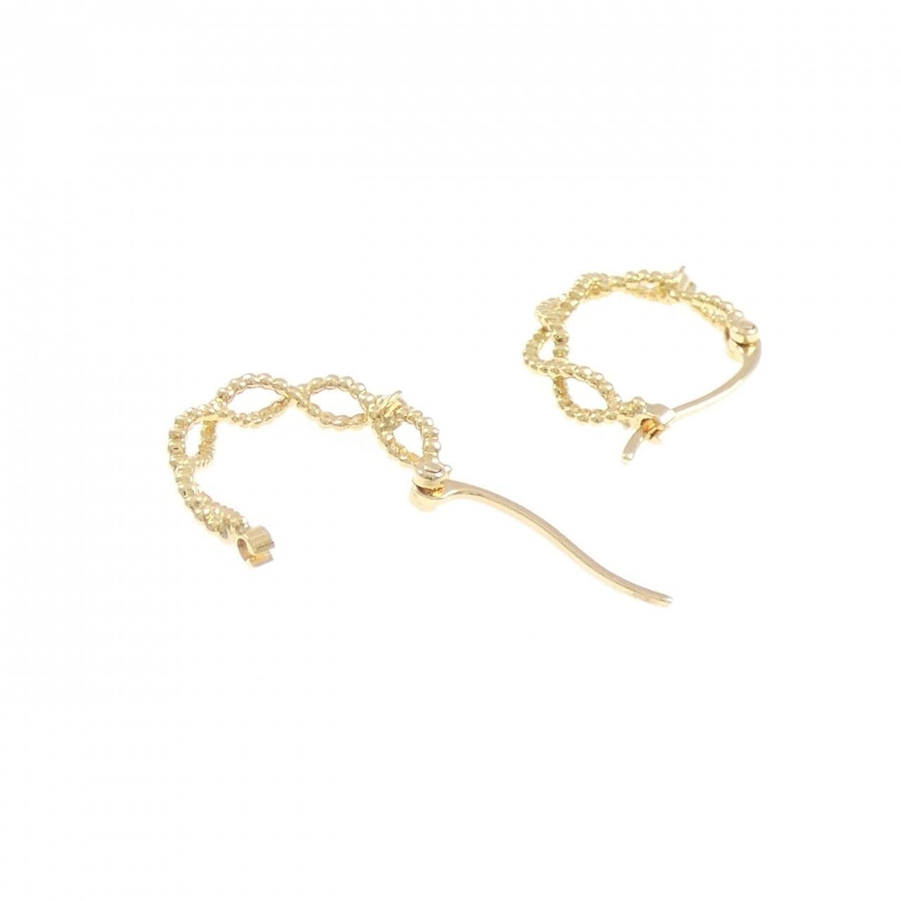 K18YG ダイヤモンド ピアス