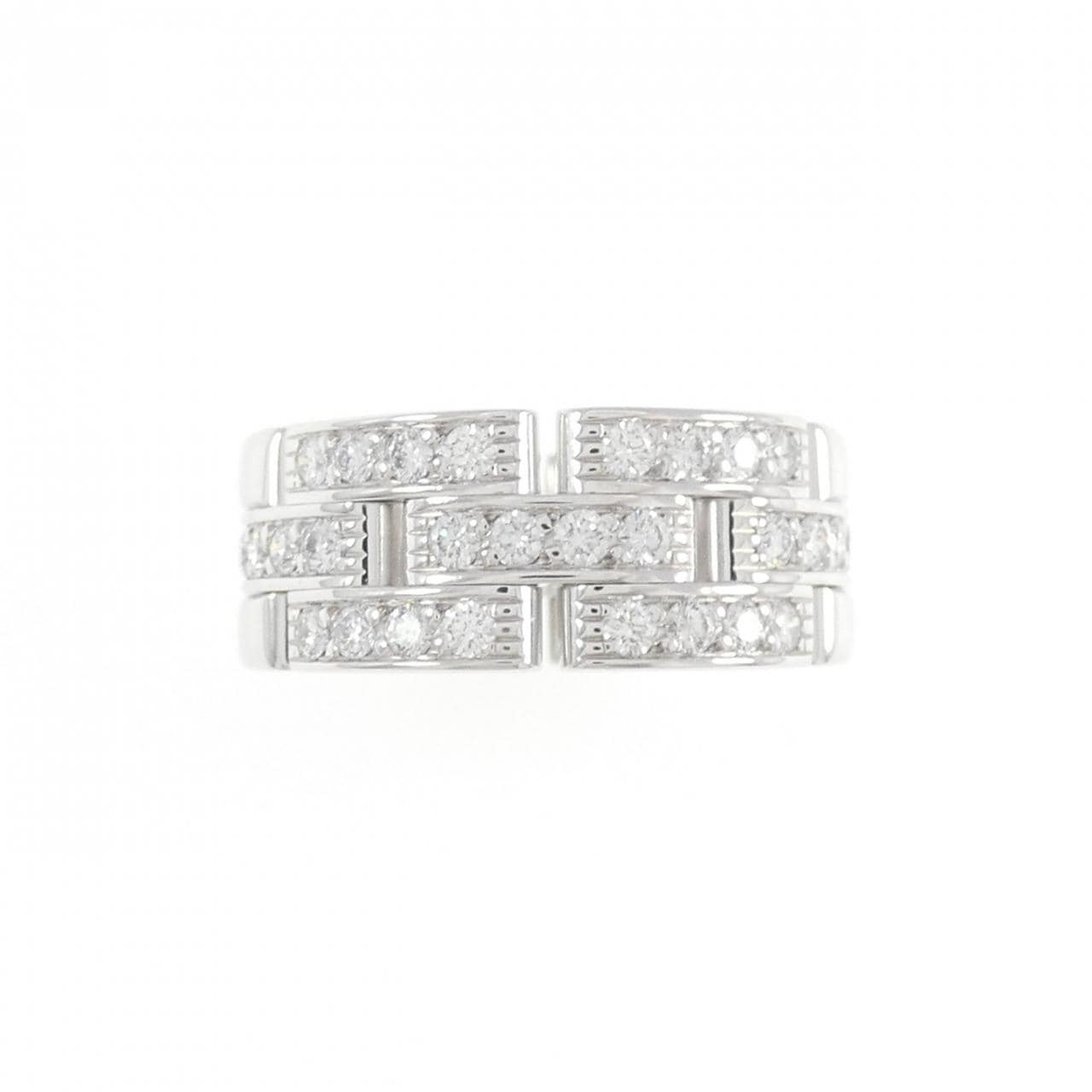 Cartier Maillon panthère half diamond ring