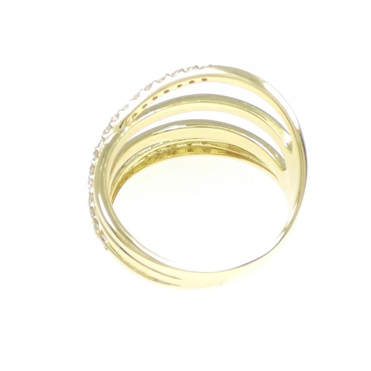 【新品】K18YG ダイヤモンド リング 0.58CT