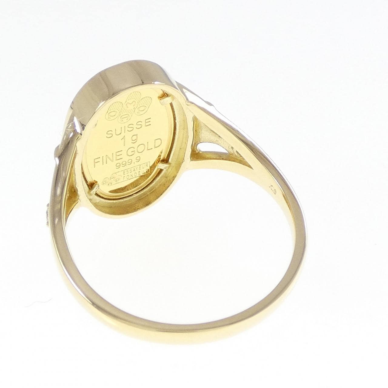 【新品】K18YG ダイヤモンド リング 0.19CT