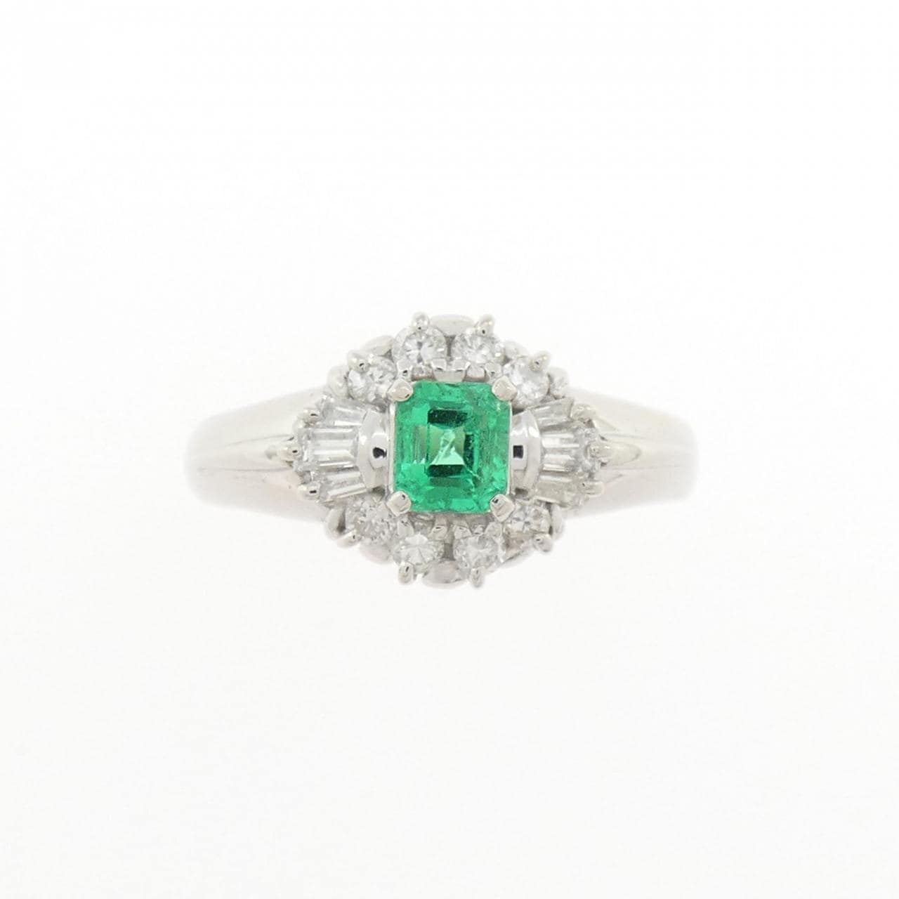 PT900 エメラルド リング 0.28CT