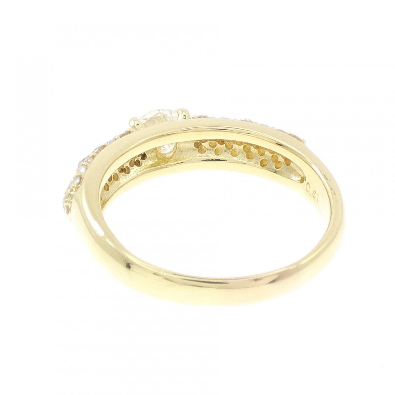 K18YG ダイヤモンド リング 0.52CT