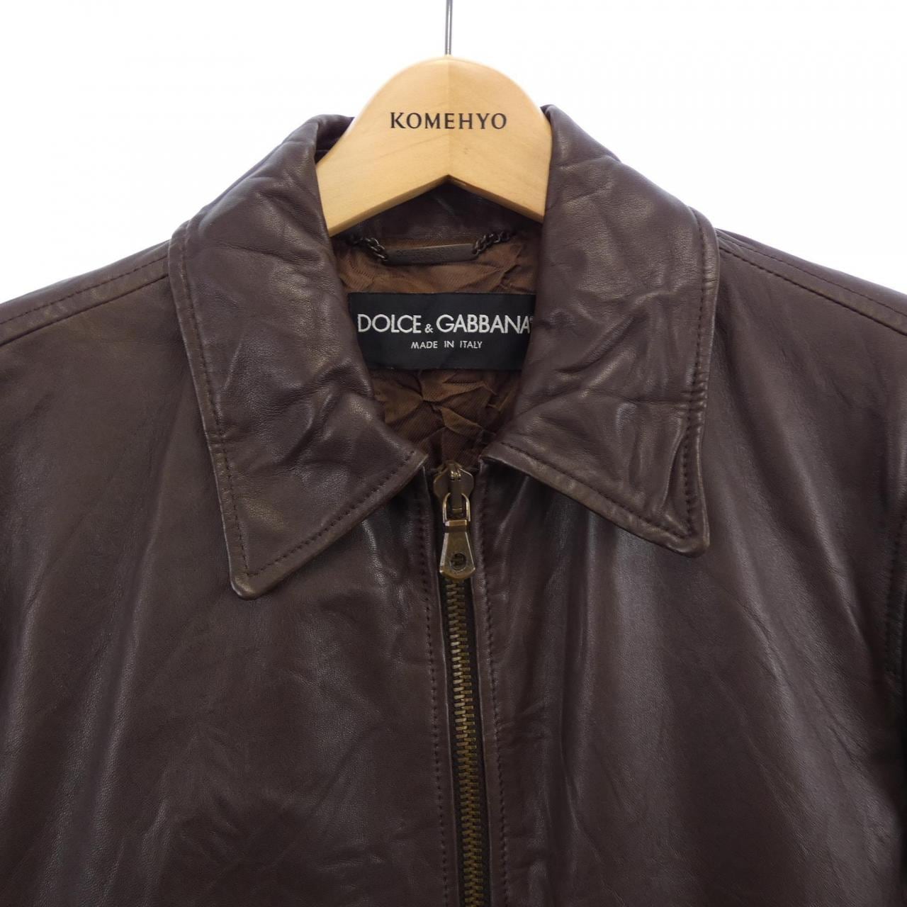 ドルチェアンドガッバーナ DOLCE&GABBANA レザージャケット