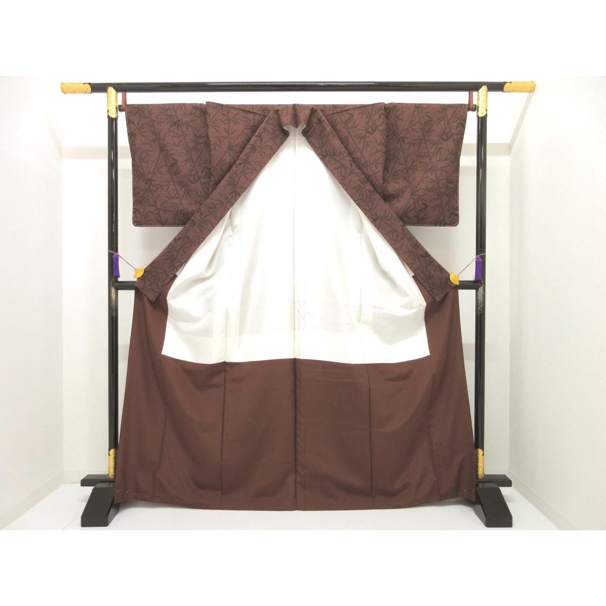 【未使用品】紬　染紬　身幅Ｌ寸