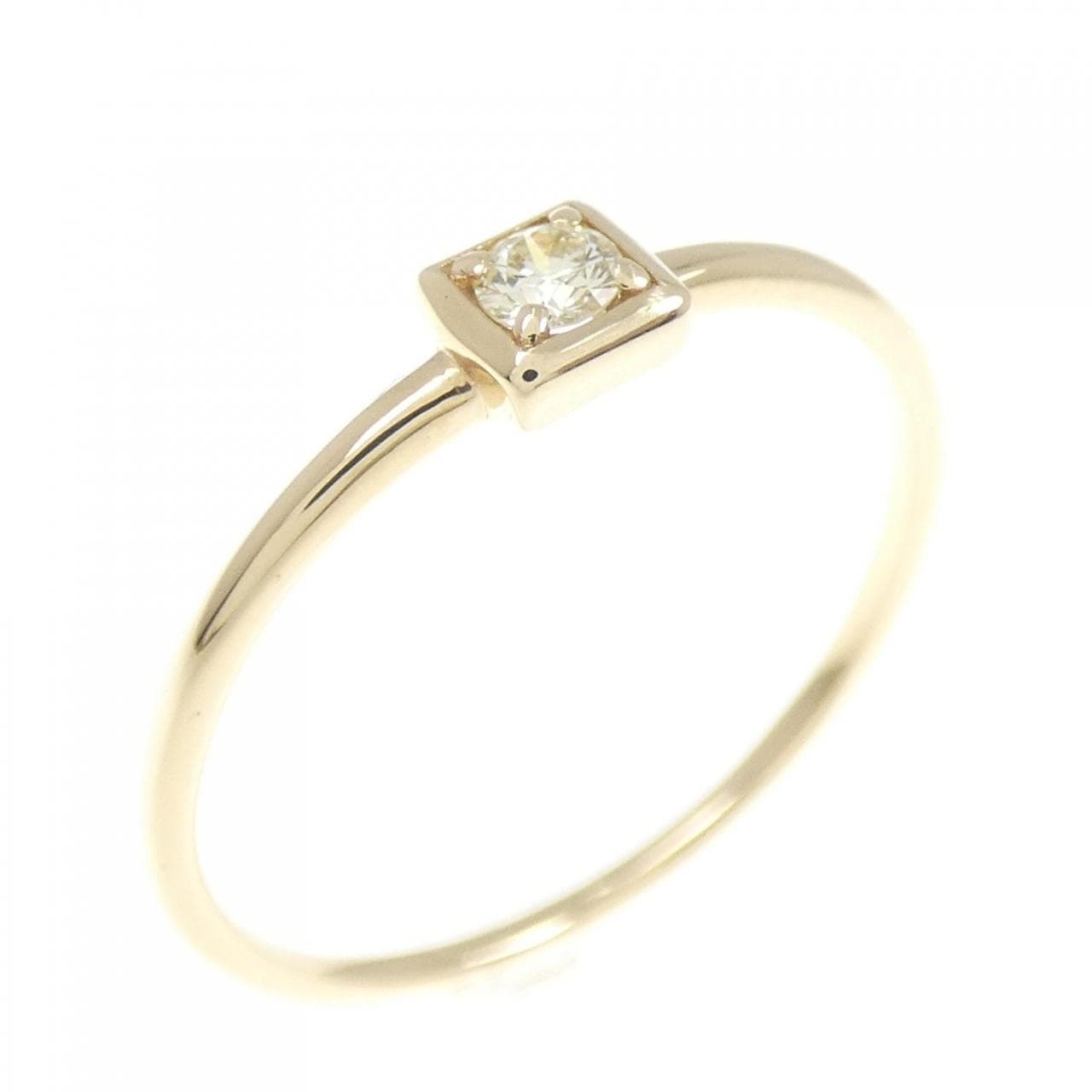 K10YG ダイヤモンド リング 0.05CT