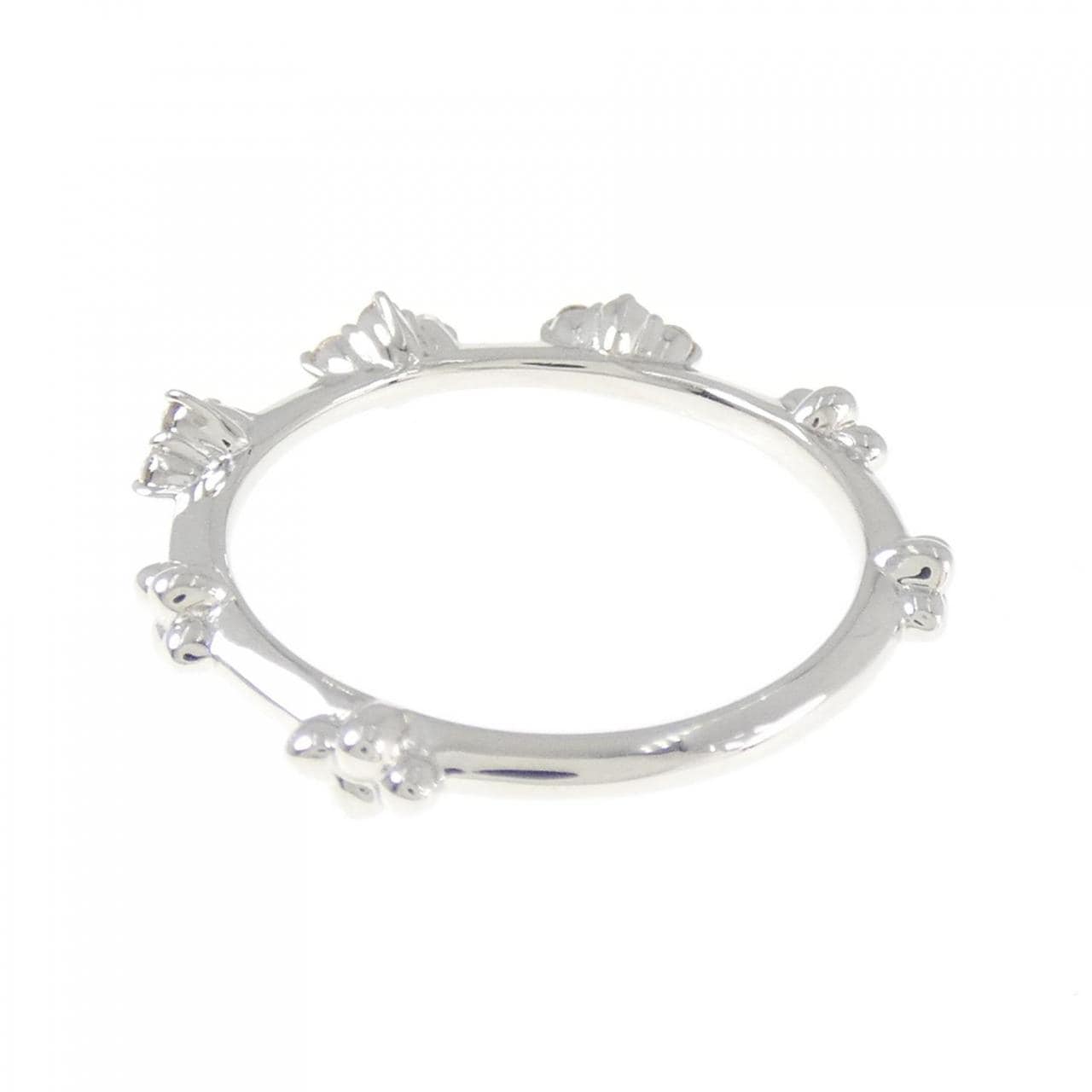 K18WG ダイヤモンド リング 0.16CT