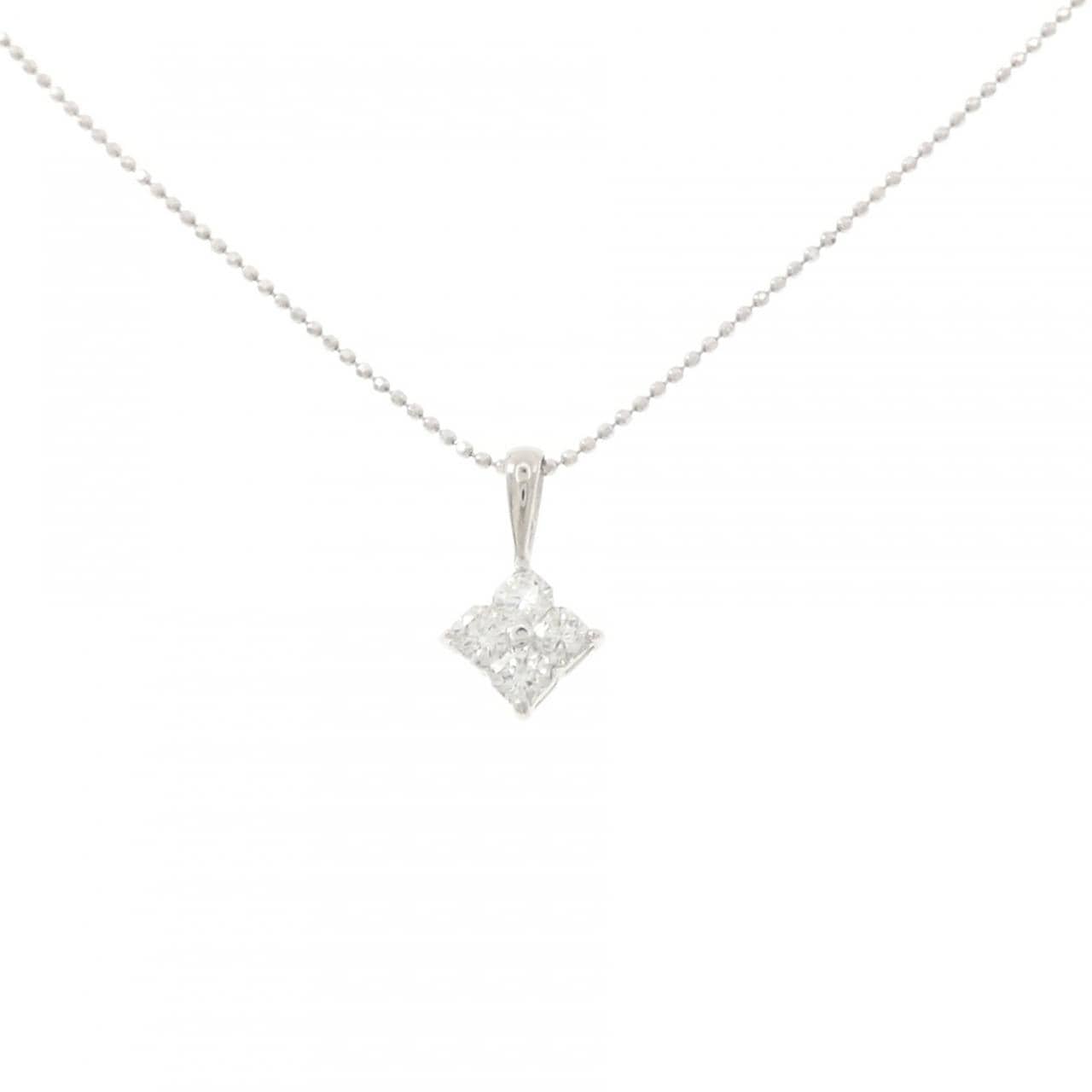 PT950/PT850 ダイヤモンド ネックレス 0.52CT