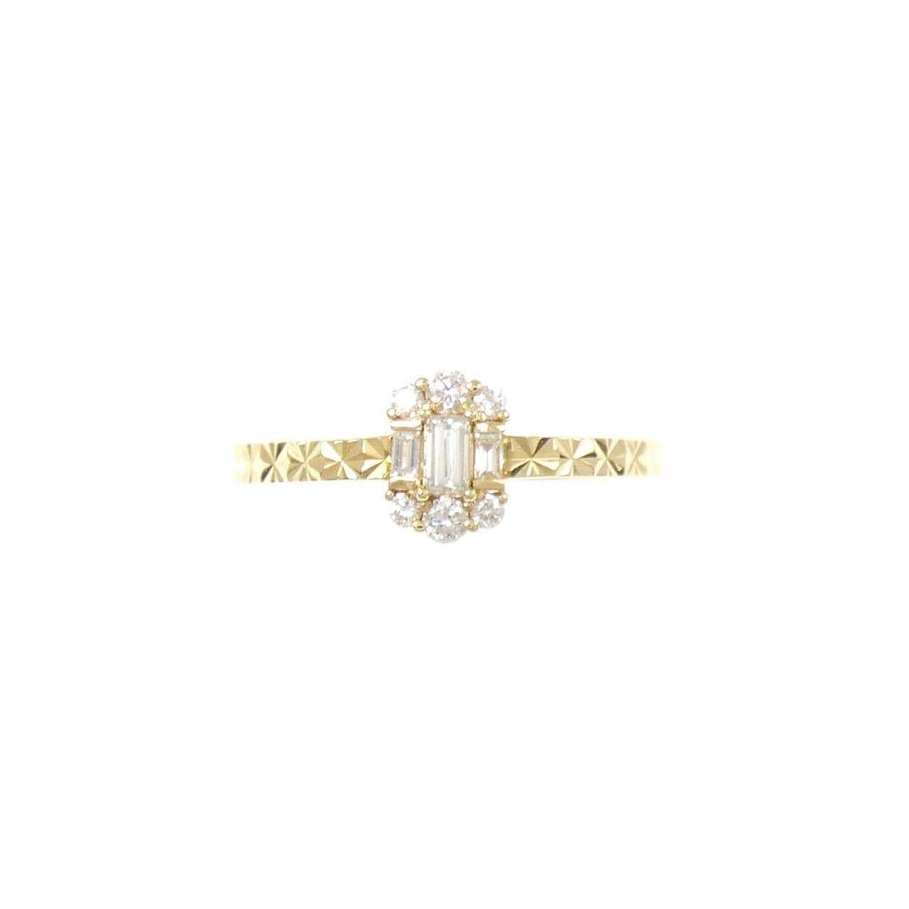 【新品】K18YG ダイヤモンド リング 0.20CT