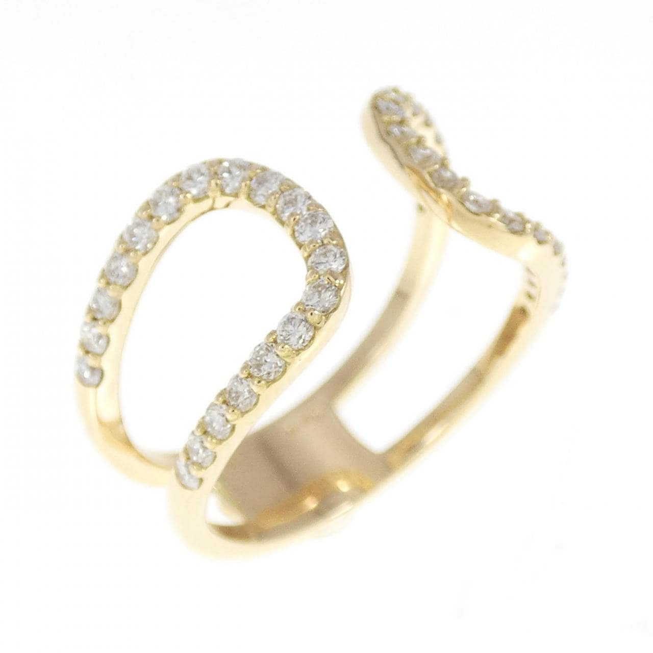 K18YG ダイヤモンド リング 0.40CT
