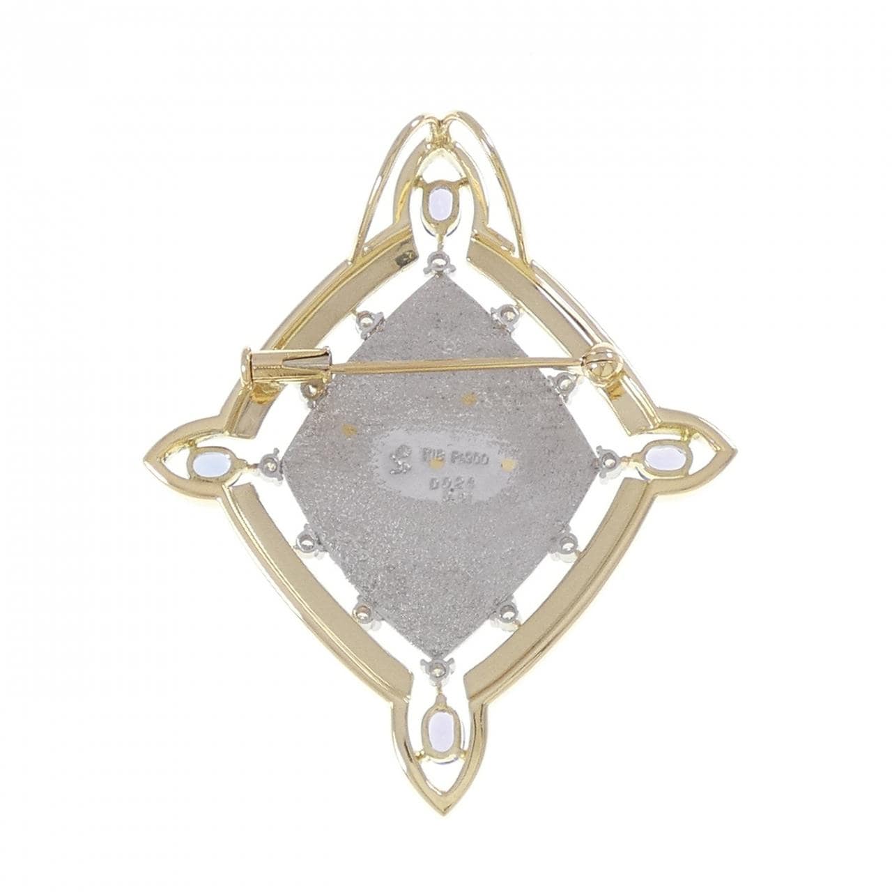 水野薫子 タンザナイト ブローチ 0.61CT