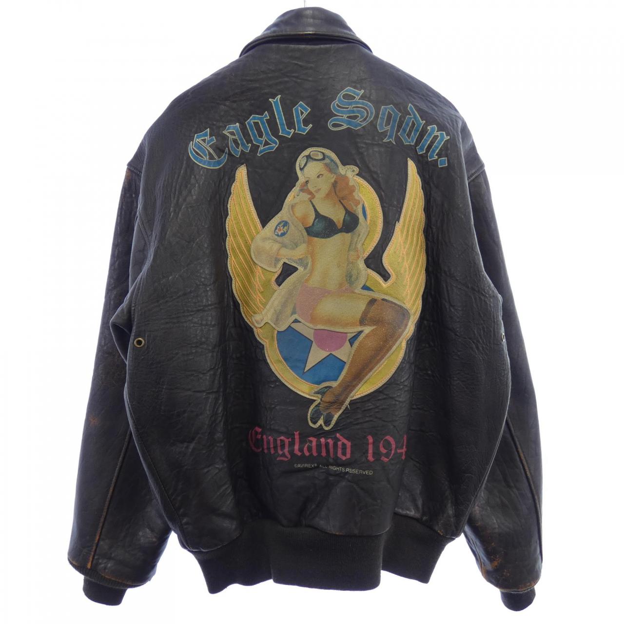 アヴィレックス AVIREX A-2 レザージャケット